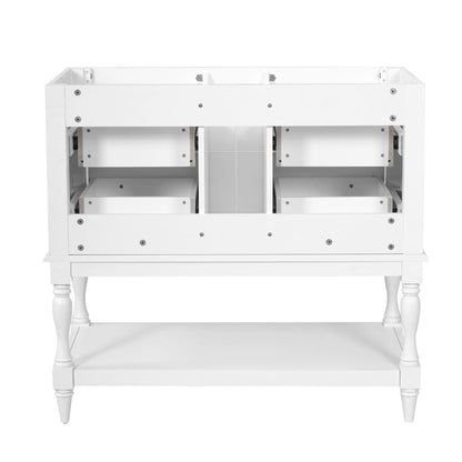 Modern Bathroom Vanity Cabinet With 4 Drawers