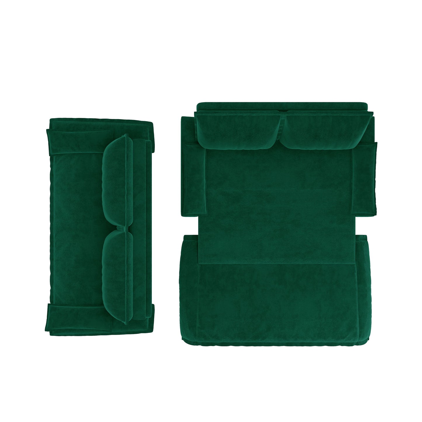 Queen Pull Out 3 In 1 Convertible Sleeper Sofa, Multi-Functional