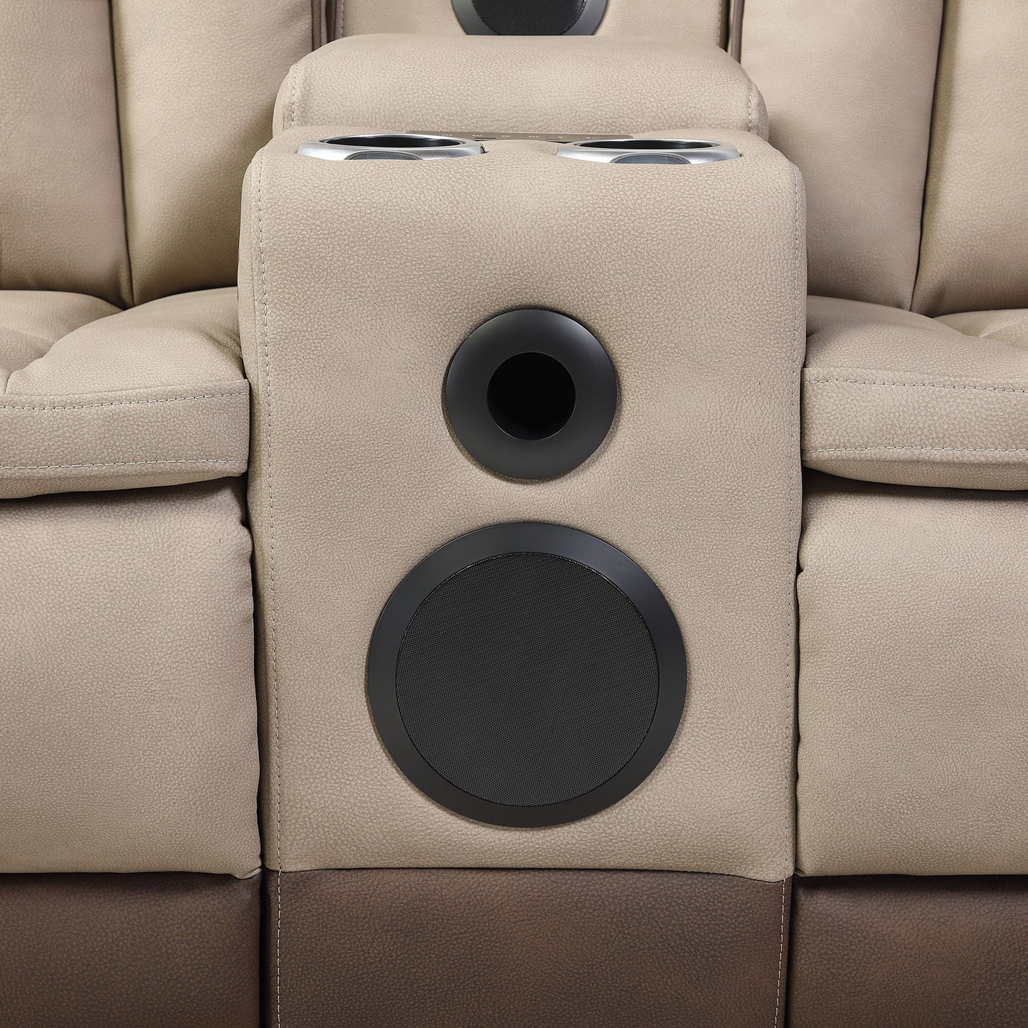 Bruno - Power Reclining Loveseat With Bluetooth Speakers