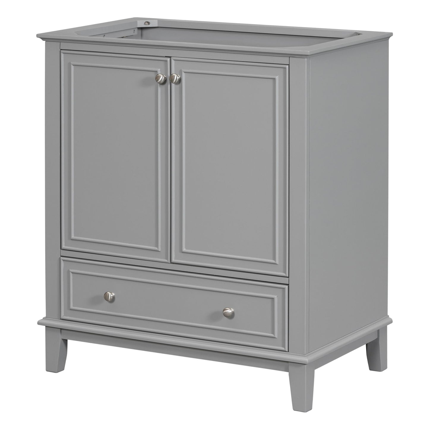Modern Bathroom Vanity Base Only With Doors And Drawer