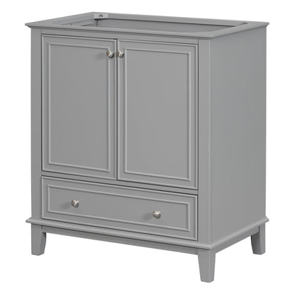 Modern Bathroom Vanity Base Only With Doors And Drawer