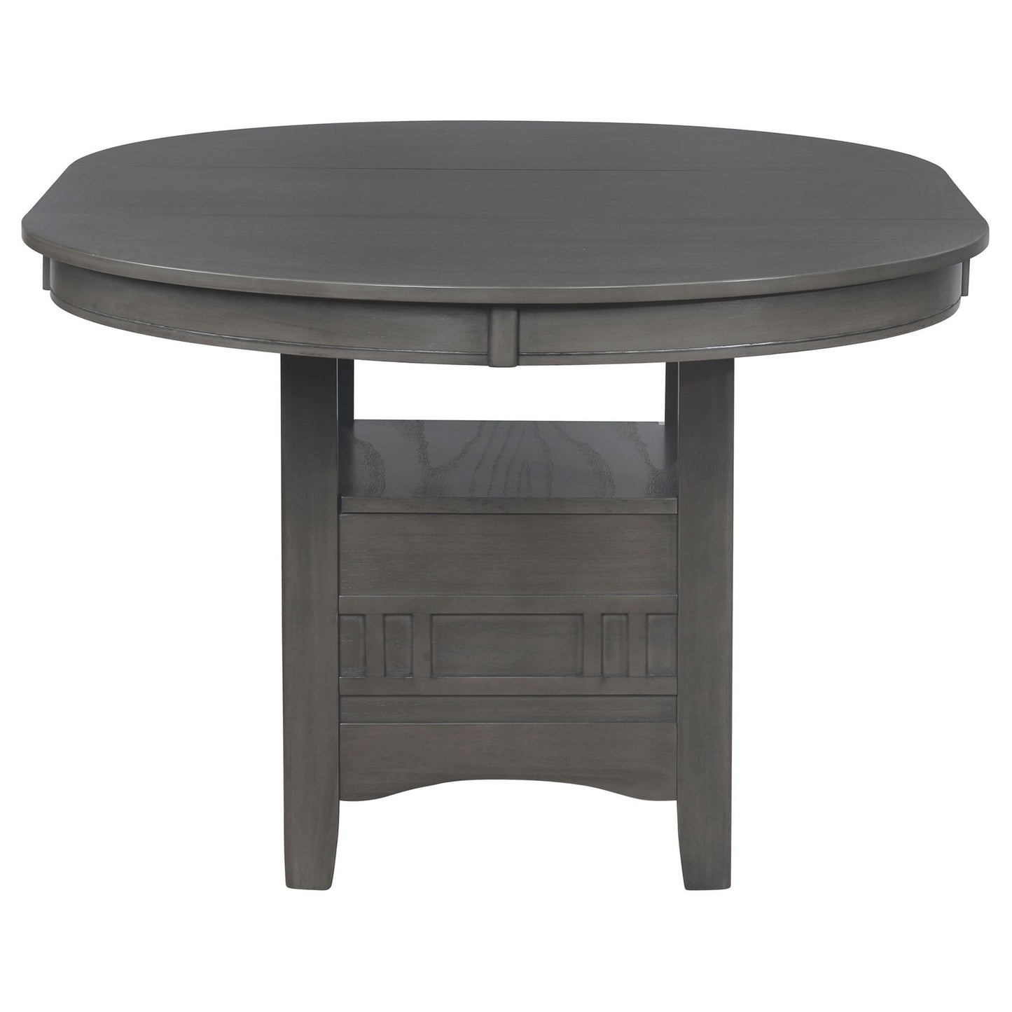 Ingall - 5 Piece Set With Storage Table And Upholstered Chairs - Medium Gray