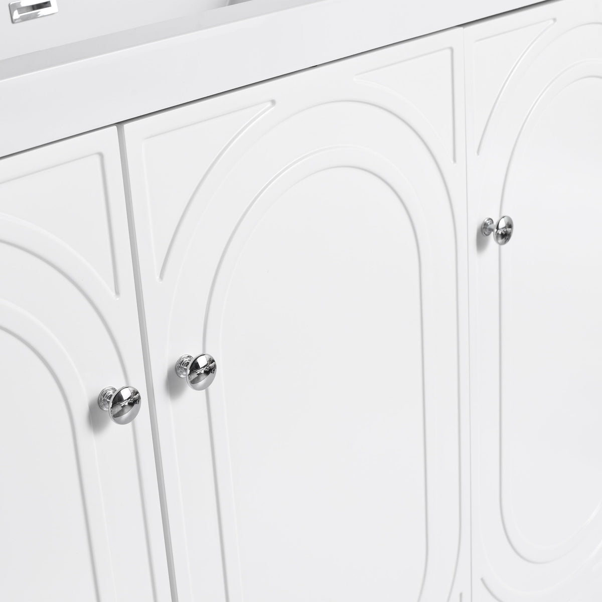 Modern Freestanding Bathroom Vanity With Soft Close Cabinet Doors
