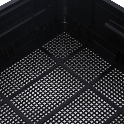Durable 3 Tray Worm Farm Kit For Efficient Vermicomposting, 65L Capacity - Yellow / Black