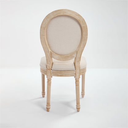 Upholstered With Round Back Dining Chairs (Set of 2)