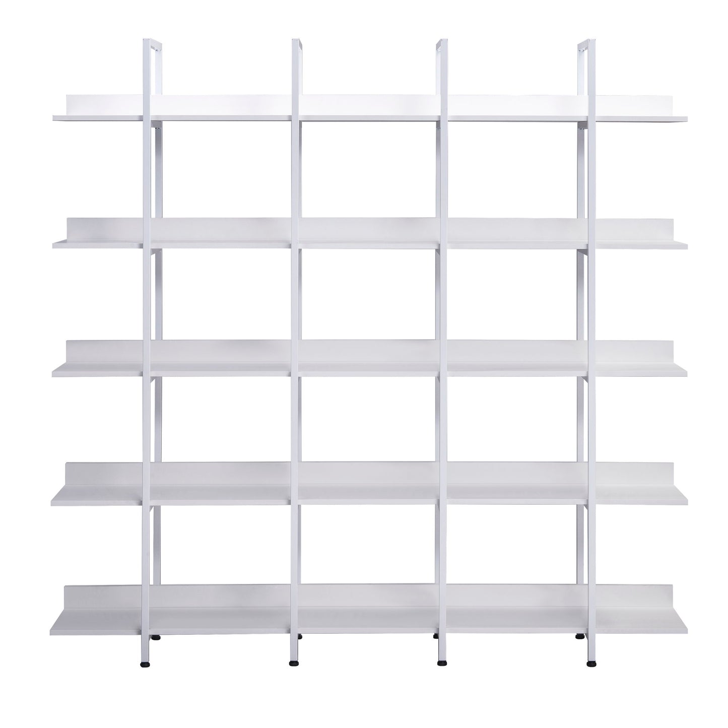 Vintage Industrial 5 Tier Open Bookcase