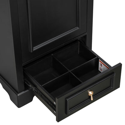 Bathroom Vanity With Sink, Soft Close Door, Adjustable U-Shaped Shelf