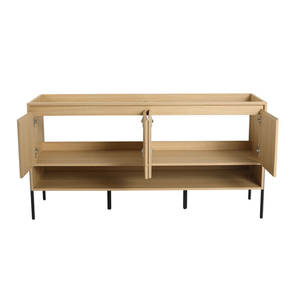 Freestanding Bathroom Vanity & Soft Close Cabinet Doors