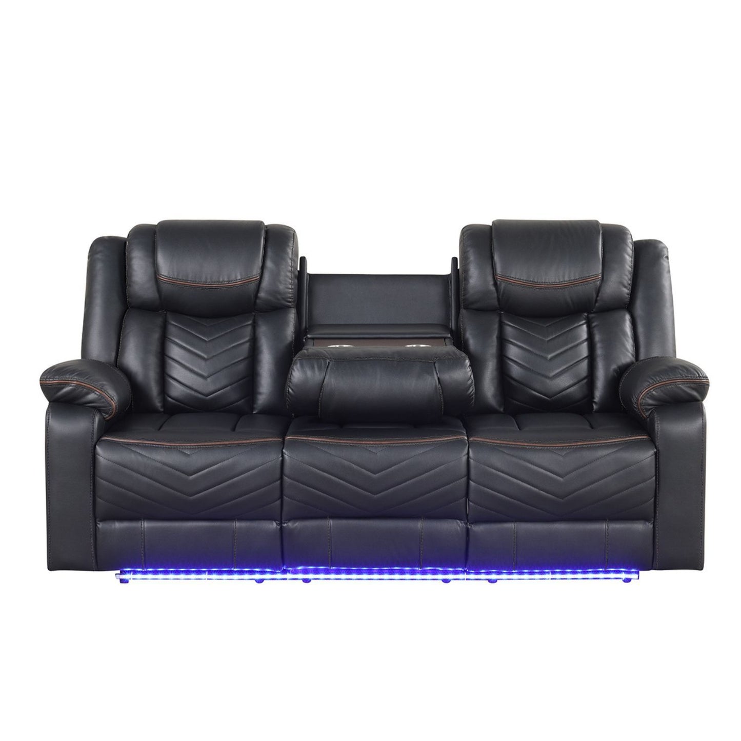 Challenger - LED Power Recliner Sofa