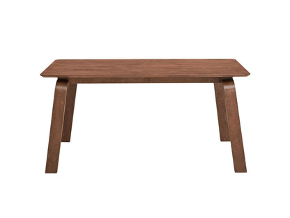 Ginny - 5 Piece With Side Chairs Dining Room Set - Walnut