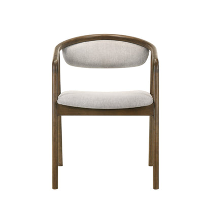 Delina - Side Chair - Gray / Walnut