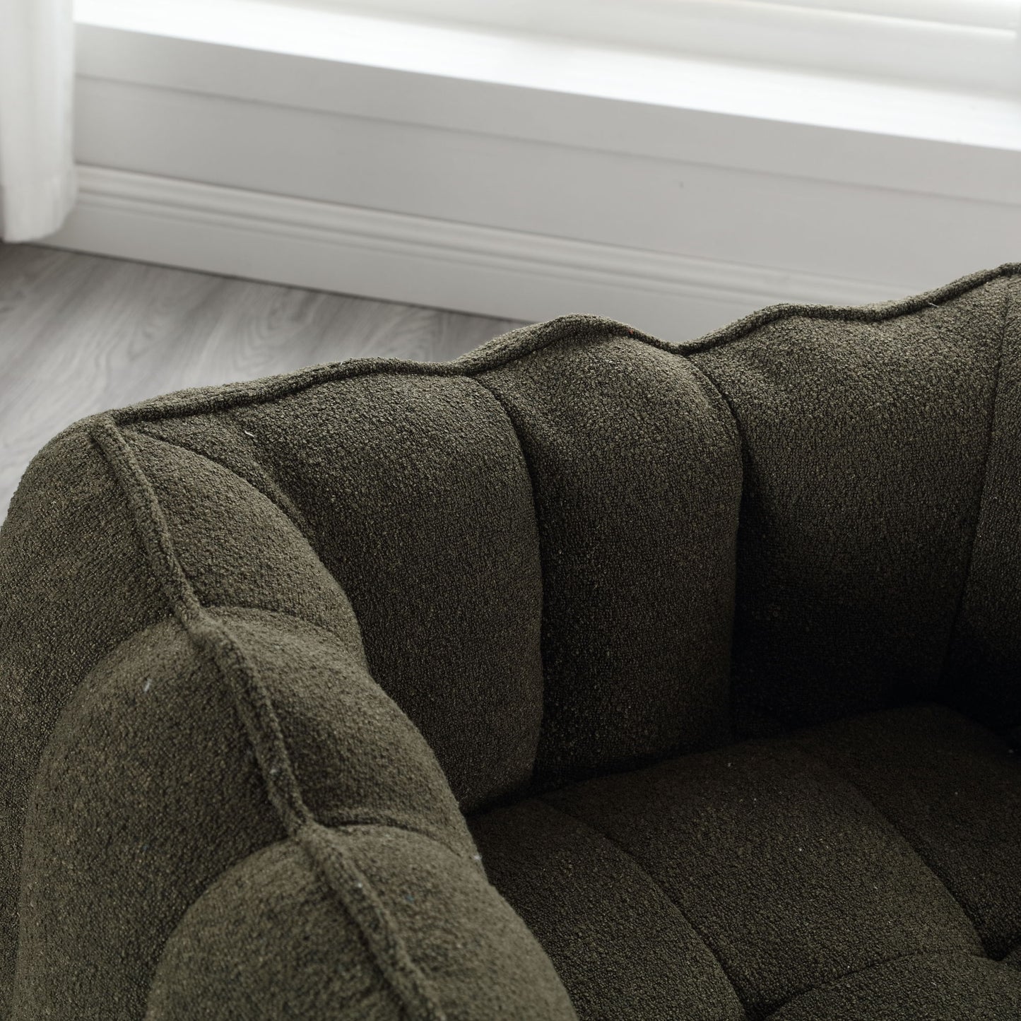 Soft Bean Bag Chair With High Resilient Foam