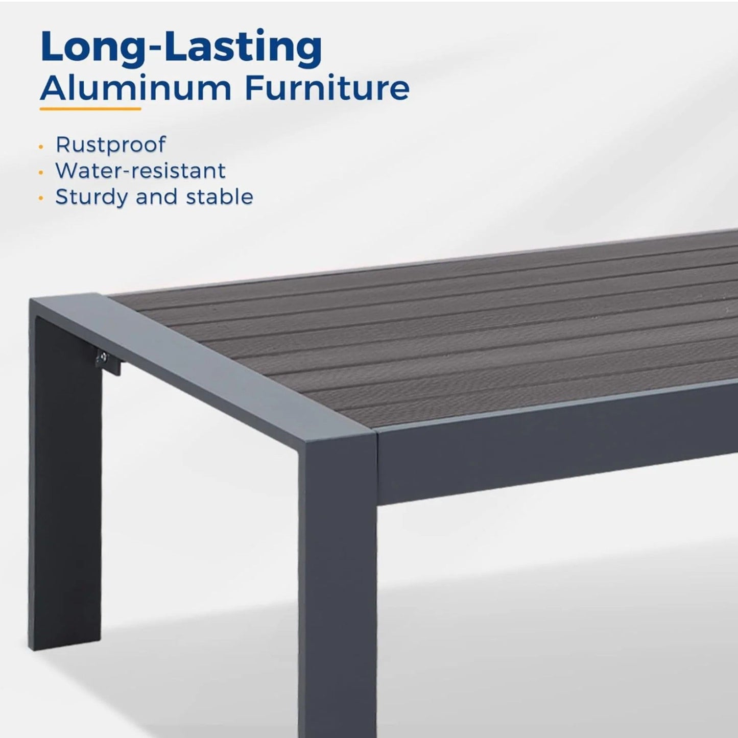 Outdoor Patio Set, All-Weather & Thick Cushions