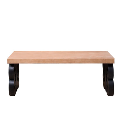 Ornate Scroll Base Coffee Table