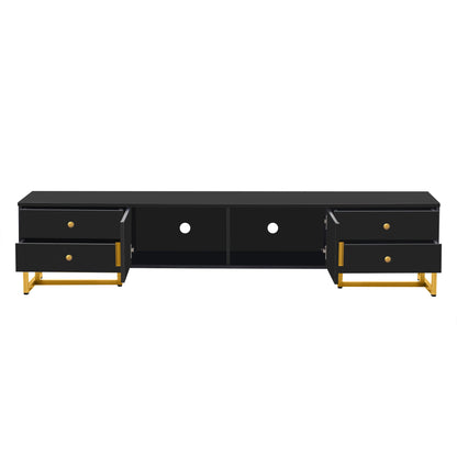 TV Stand With Storage For Living Room
