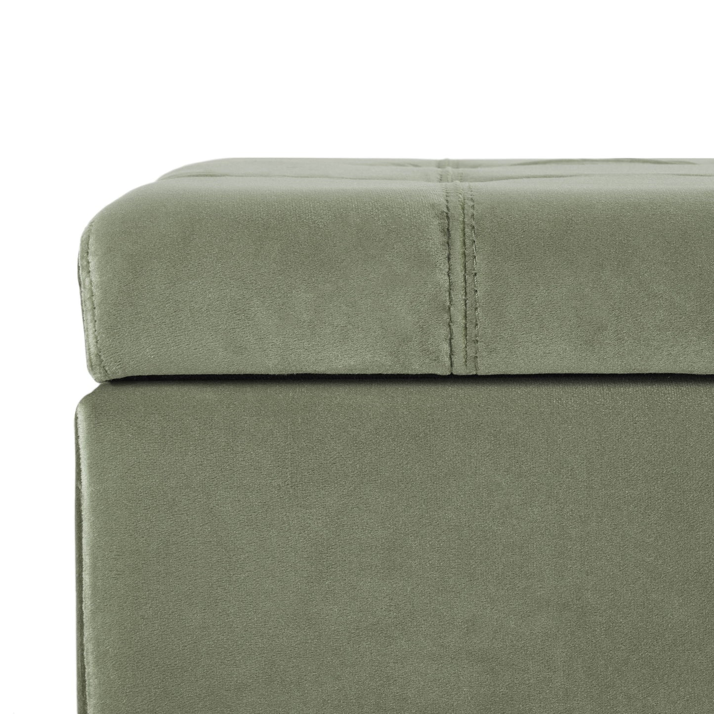 Wendover - Elegant Tufted Storage Bench With Lift-Up Top And Birch Wood Legs