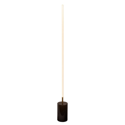 Prism - LED Floor Lamp With On / Off Switch Base - Gold / Marble