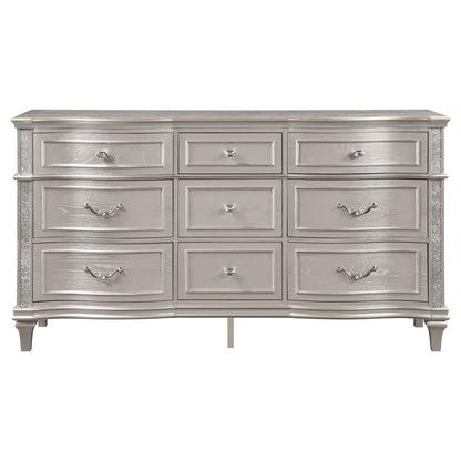 Katerina - 9 Drawer Dresser With Removable Jewelry Tray - Oak
