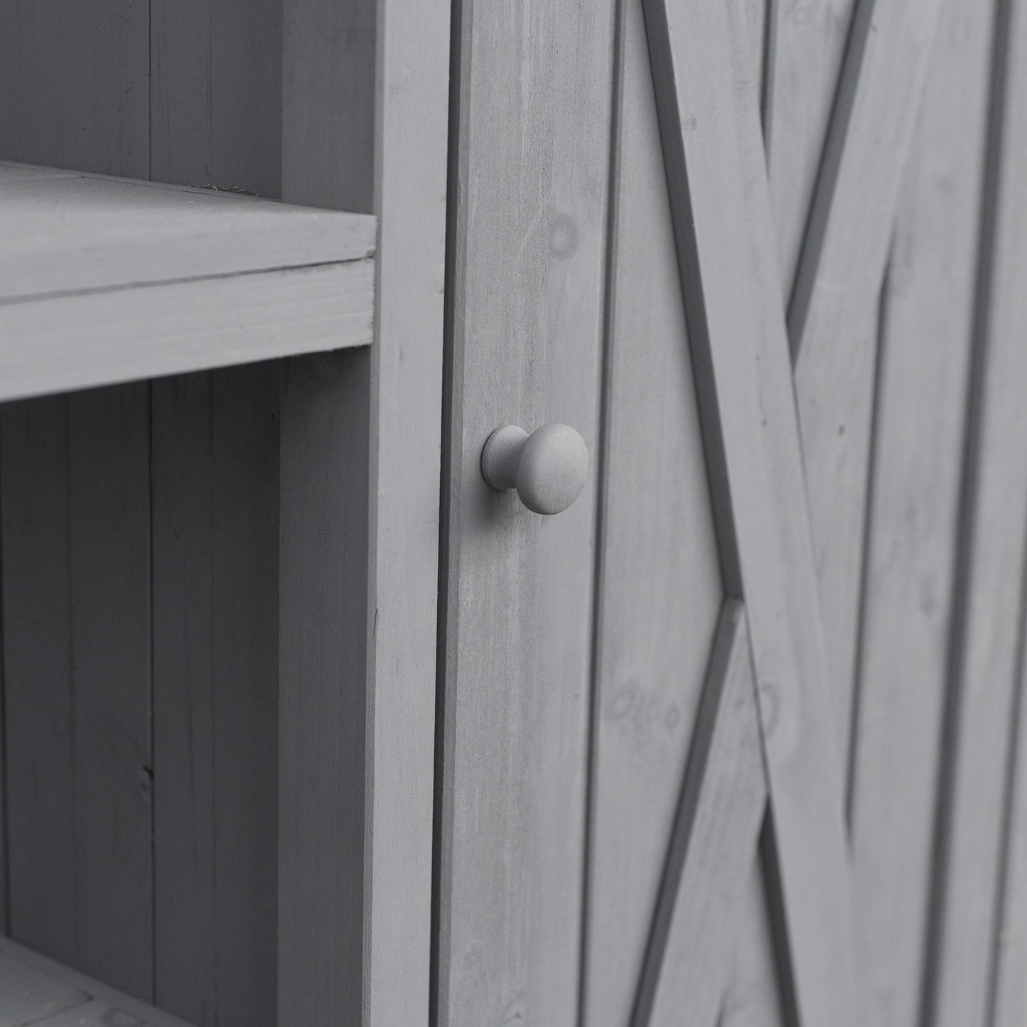Foldable Outdoor Kitchen Island With Storage Cabinet
