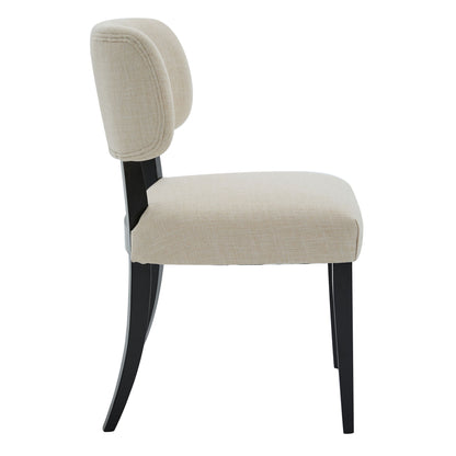 Kitchen Dining Chairs (Set of 2) - Cream