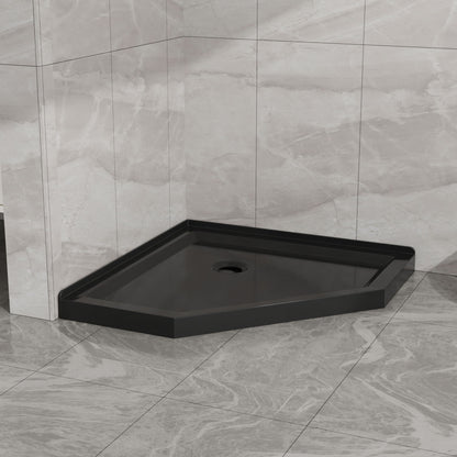 Goodyo - Neo-Angle Shower Base - Black