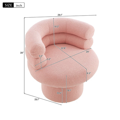 Round Swivel Accent Chair For Living Room