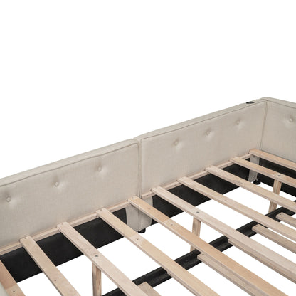Platform Bed With USB Ports