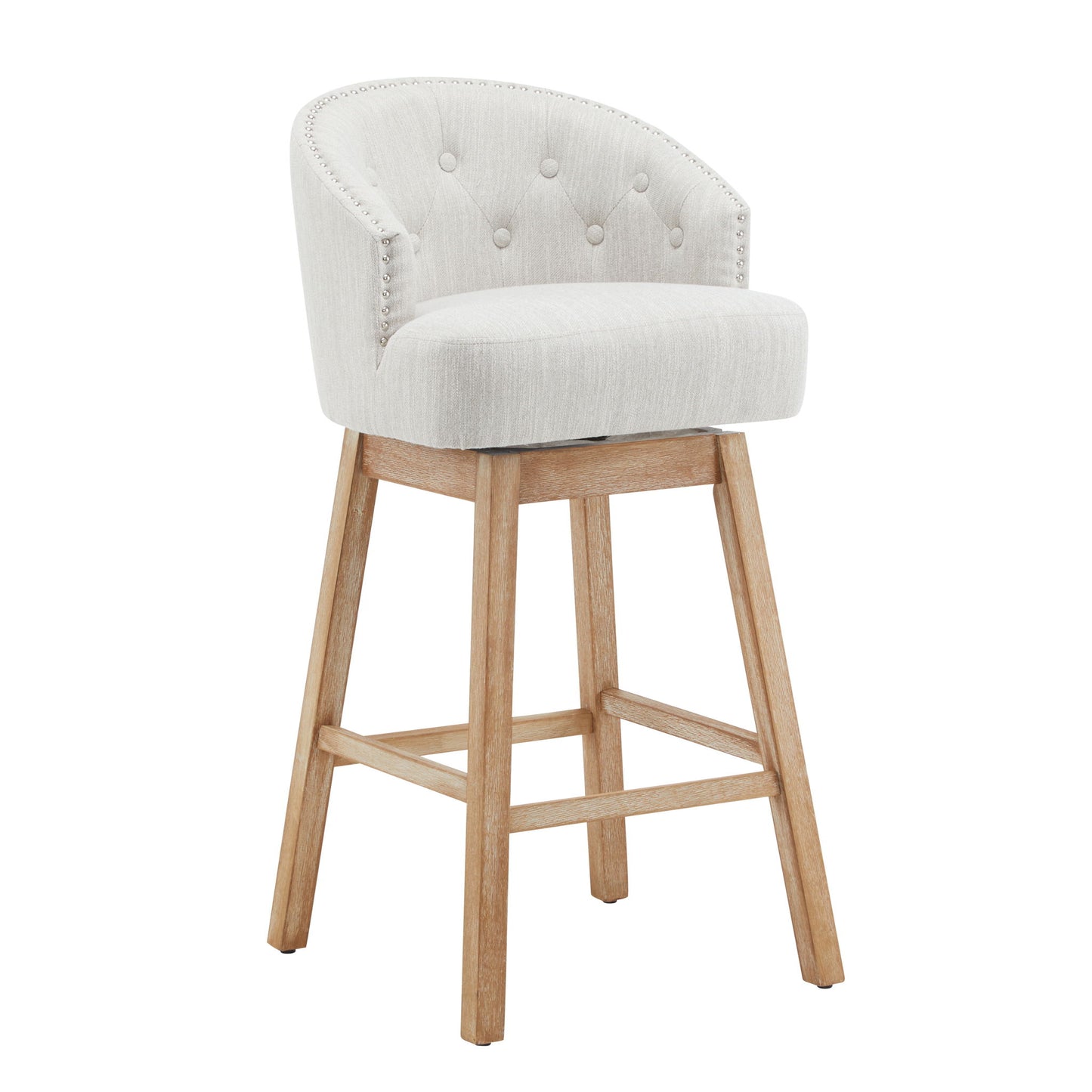 360 Degree Rotation Swivel Counter Stools (Set of 2)