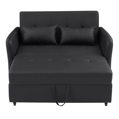 Convertible Sleeper Sofa Bed With 3 USB Ports