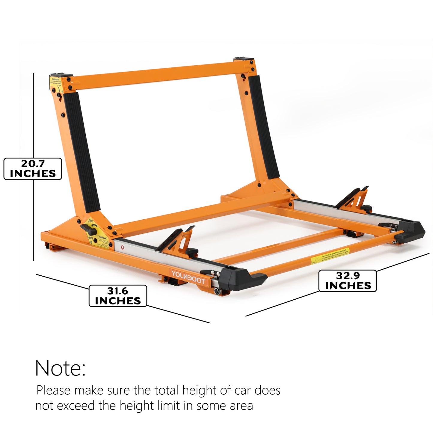 Elevate Universal Lift Assist Roof Rack (Orange)