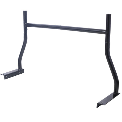 Universal Pick-Up Truck Rack 650 Lbs Adjustable Fit 2-Bars Utility Ladder Truck Cargo Rack - Black