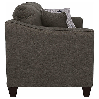 Ralston - Sofa With Accent Pillows - Gray