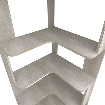 L-Shaped Corner Bookshelf