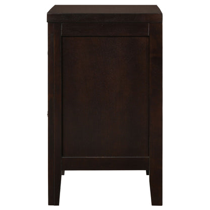 Garrett - 2 Drawer Nightstand - Cappuccino