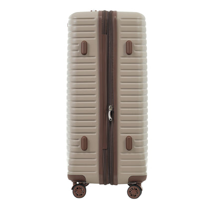 4 Piece Luggage Suitcase Set, Hard Shell Lightweight Expandable Travel Luggage With 4 Packing Cubes