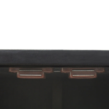 2 Door Storage Cabinet With Adjustable Shelf - Black