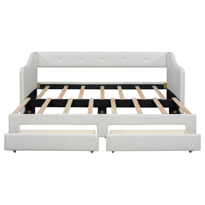 Upholstered Daybed With 2 Drawers