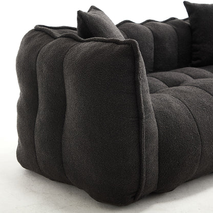 Cozy Beanbag Chair With High Resilience Foam Core For 2
