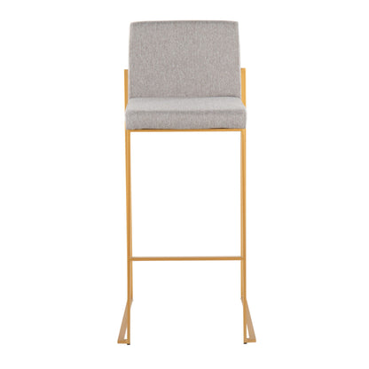 Fuji - Contemporary Design High Back Barstool