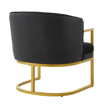 Upholstered Reading Accent Armchair For Living Room