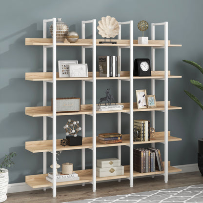 Vintage Industrial 5 Tier Bookcase