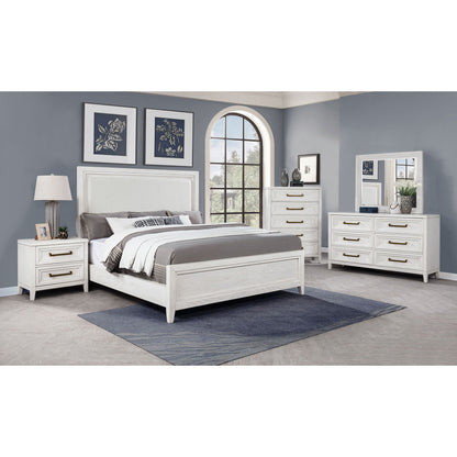 Inverness - 5 Drawer Bedroom Chest - White