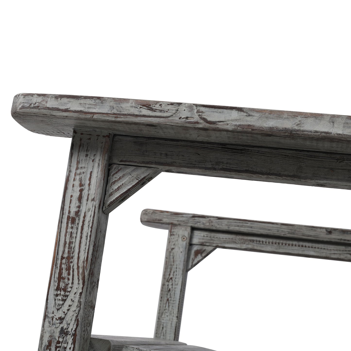Oversized Porch Rocker Chair With Wide Seat And Tall Backrest