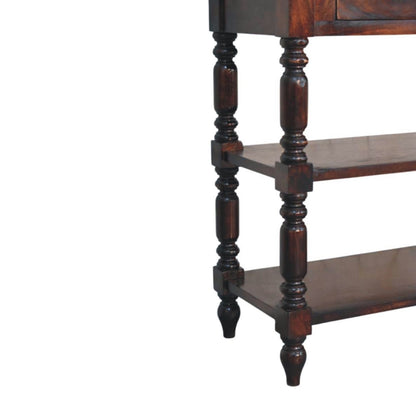 Turned Legs Side Table