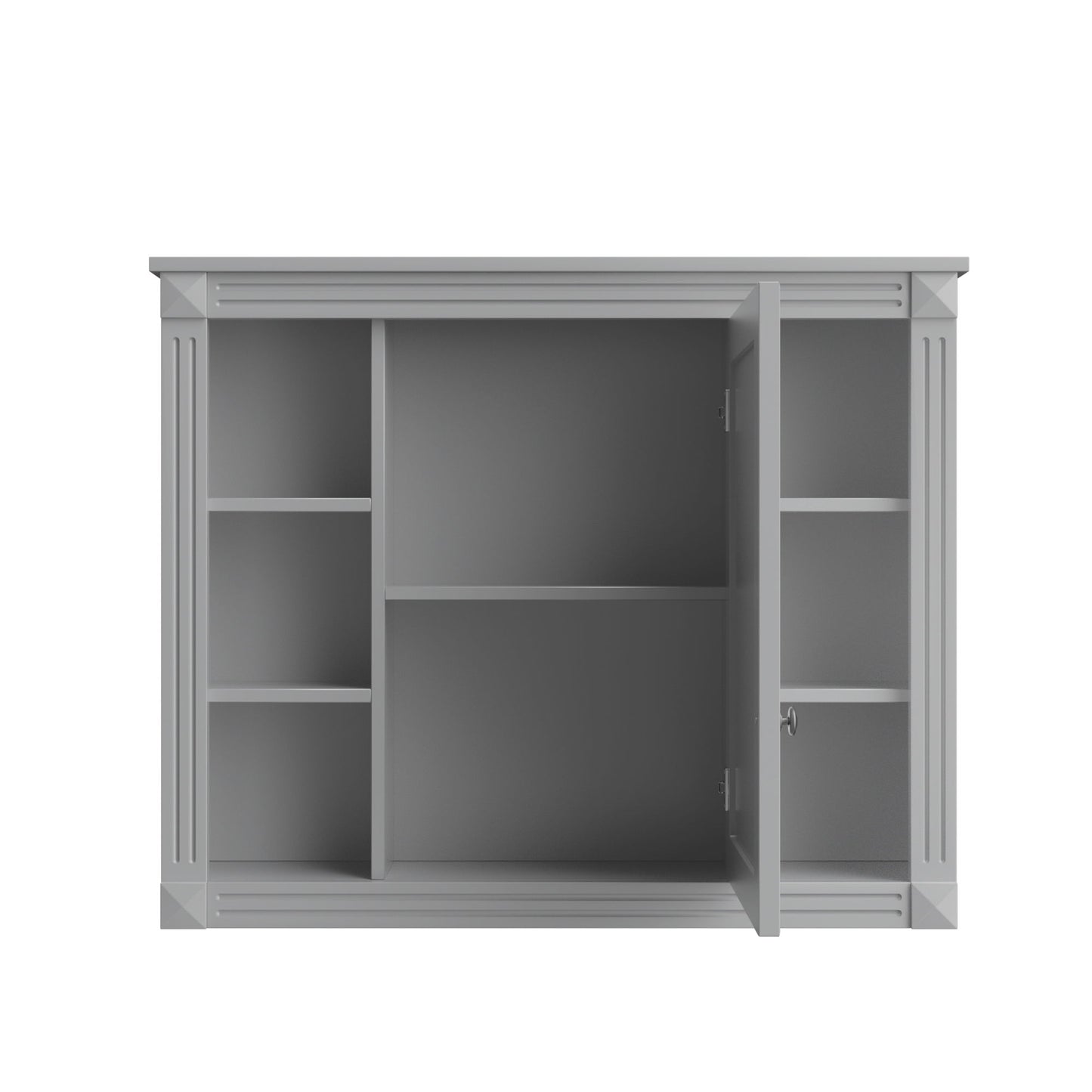 Bathroom Vanity With Top Sink, Mirror Cabinet, 2 Soft Closing Doors & 2 Drawers