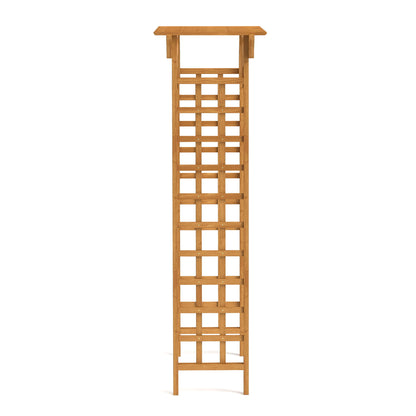 Arbor, Wedding Arch For Ceremony, Trellis For Plant Climbing, Christmas Decor Pergola For Garden Backyard - Yellow