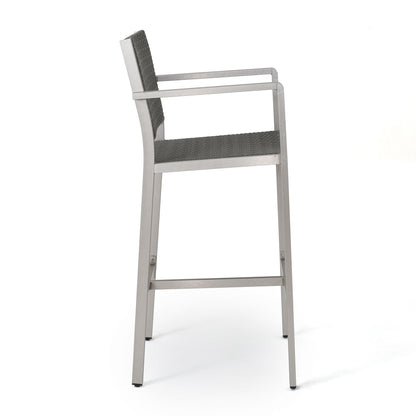 Outdoor Rust Proof Aluminum Barstools (Set of 2)