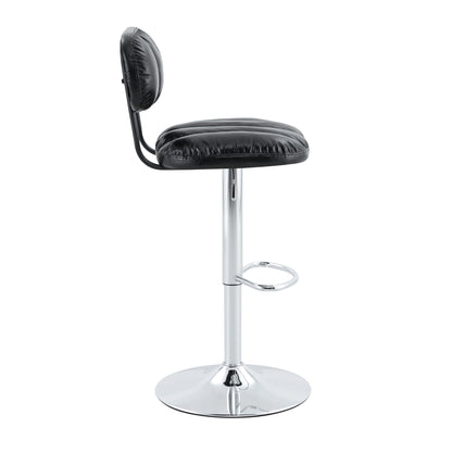 Adjustable Height Bar Stools With Footrest For Kitchen Island (Set of 2)
