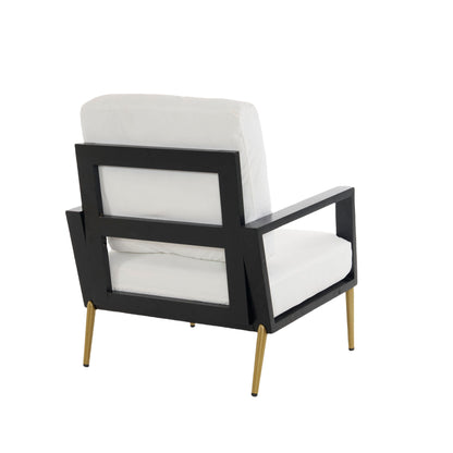 Modern Armchair With Solid Wood Frame