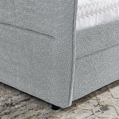 Upholstered Daybed & 2 Drawers
